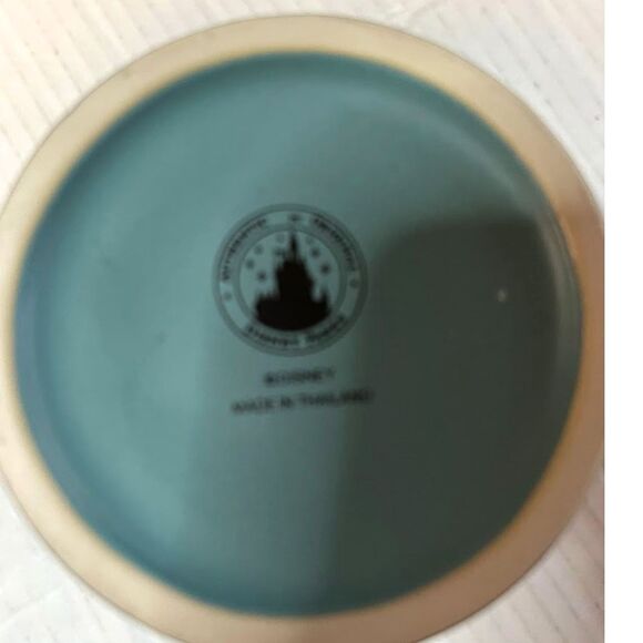 Walt Disney World Park Disneyana Collectible Teal Blue Tinkerbell Coffee Mug - Picture 3 of 4